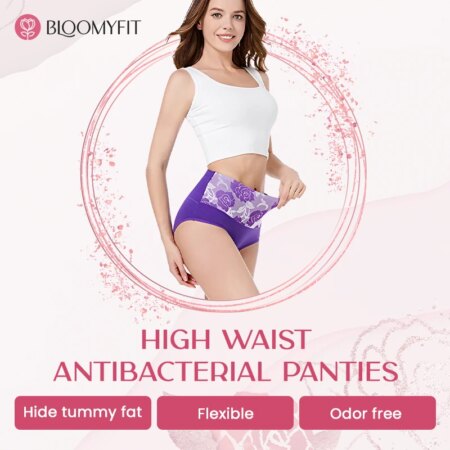 Mira Charm BloomyFit - High Waist Antibacterial Panties
