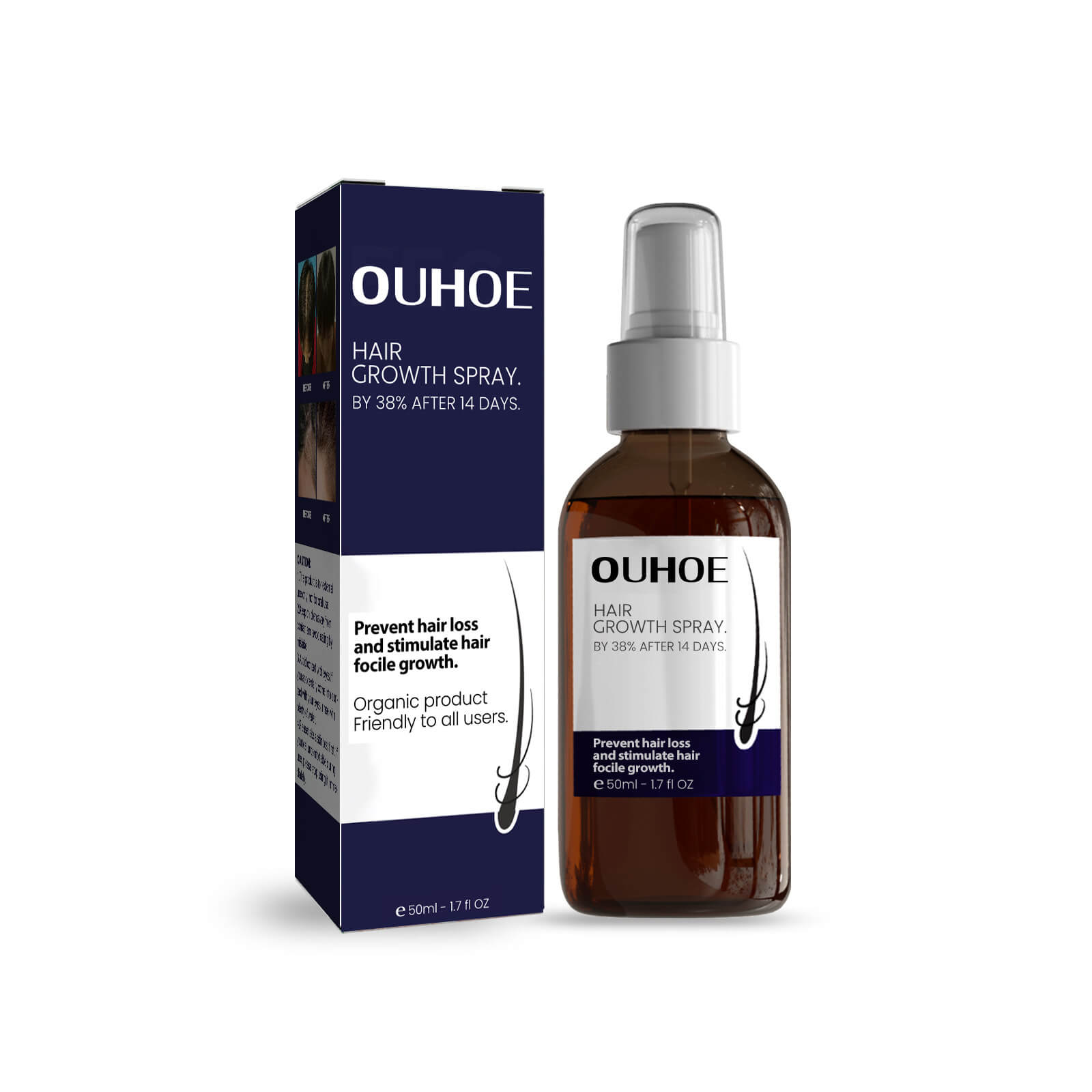ouhoe ultra hairgrowth formula serum spray grow thicker hair in 8 weeks 1