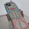 Limited 3D Retro Vintage Stars 520 Calling Keyboard Flip Phone Cover Mini Mirror Silicone Case
